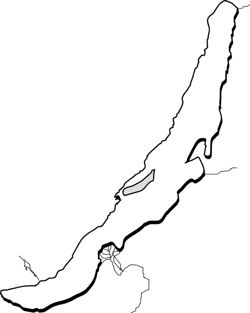 Контур озера байкал рисунок
